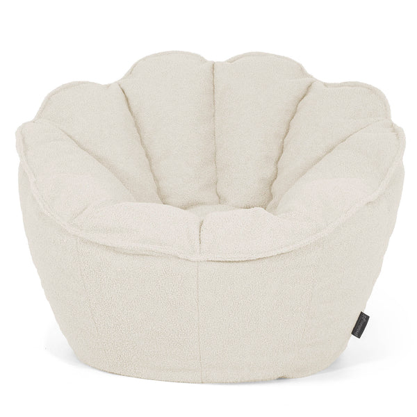 Pouf Fauteuil Natalia Sacco - Bouclé Ivoire_01