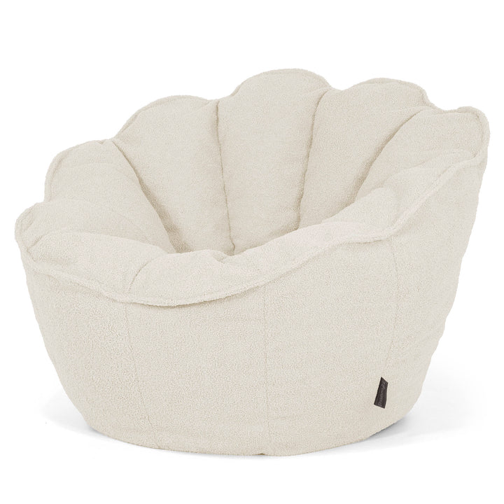 Pouf Fauteuil Natalia Sacco - Bouclé Ivoire_02