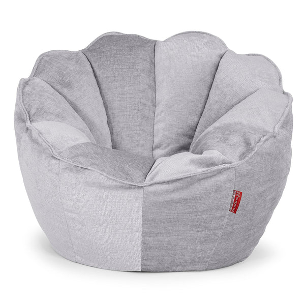 Pouf Fauteuil Natalia Sacco - Chenille Gris 01