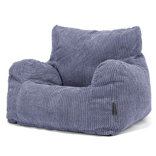 Pouf Fauteuil pour Ados 6-14 ans - Pompon Violet 02