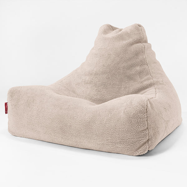 Pouf Fauteuil Relax - Fausse Fourrure Nounours Vison 01