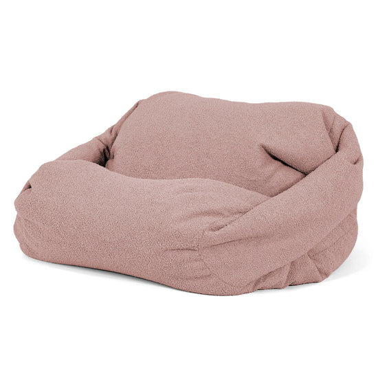 Pouf Fauteuil Sabine - Bouclé Rose_02