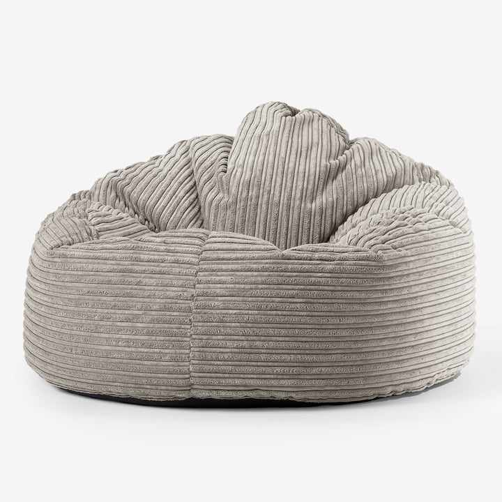 Pouf Géant Câlinou pour Enfants 3-8 ans - Côtelé Vison 02