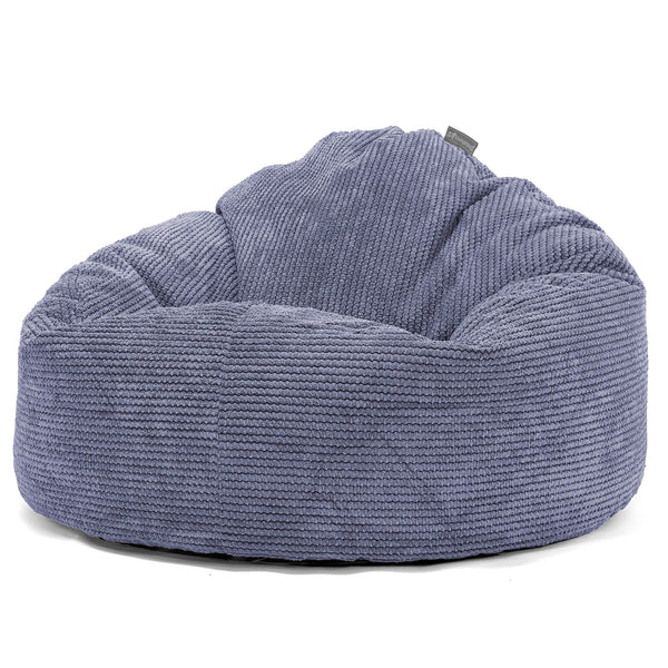 Pouf Géant Câlinou pour Enfants 3-8 ans - Pompon Violet 01