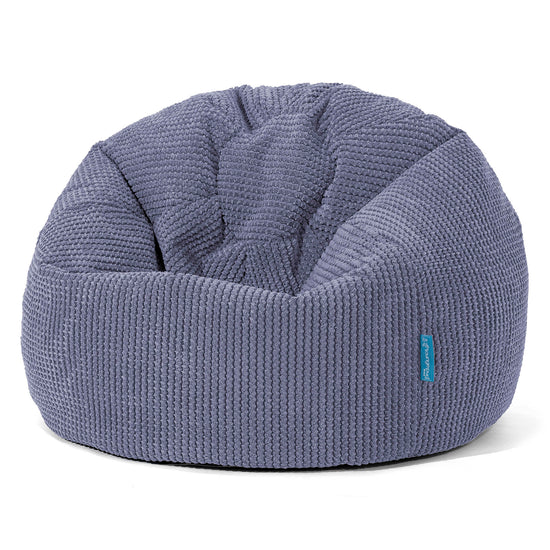 Pouf Poire Classique Enfant 1-5 ans - Pompon Violet 01