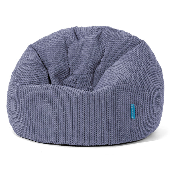 Pouf Poire Classique Enfant 1-5 ans - Pompon Violet 01