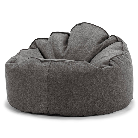 Pouf Poire, Archi - Interalli Laine Gris 01