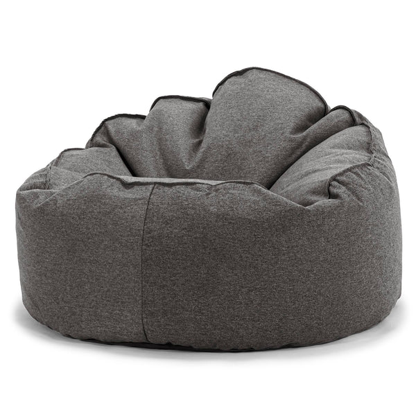 Pouf Poire, Archi - Interalli Laine Gris 01