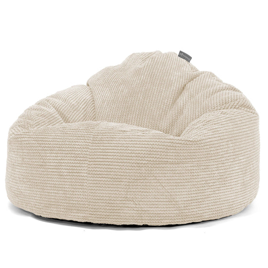 Pouf Poire, Archi - Pompon Crème 01