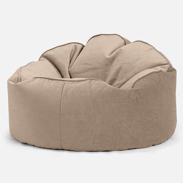 Pouf Poire, Archi - Velours Vison 01