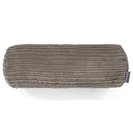 Traversin 20 x 55cm - Côtelé Anthracite 02