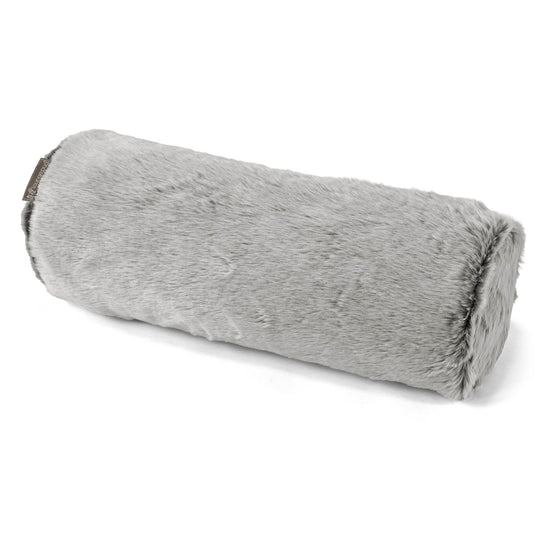 Traversin 20 x 55cm - Fausse Fourrure Lapin Gris clair 01