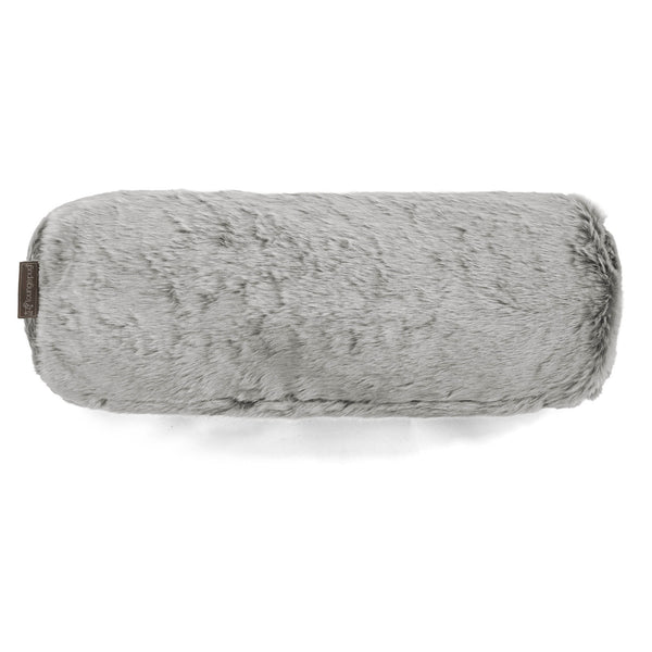 Traversin 20 x 55cm - Fausse Fourrure Lapin Gris clair 01