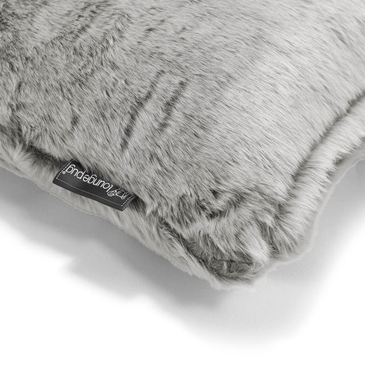 Traversin 20 x 55cm - Fausse Fourrure Lapin Gris clair 03