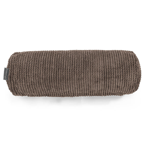 Traversin 20 x 55cm - Pompon Chocolat 01