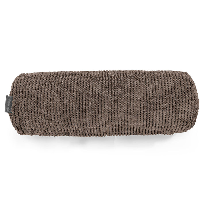 Traversin 20 x 55cm - Pompon Chocolat 02
