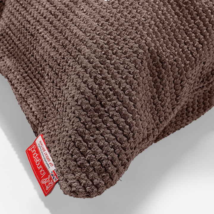 Traversin 20 x 55cm - Pompon Chocolat 03